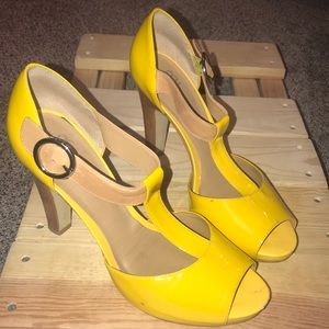 4” Mustard Yellow Pumps